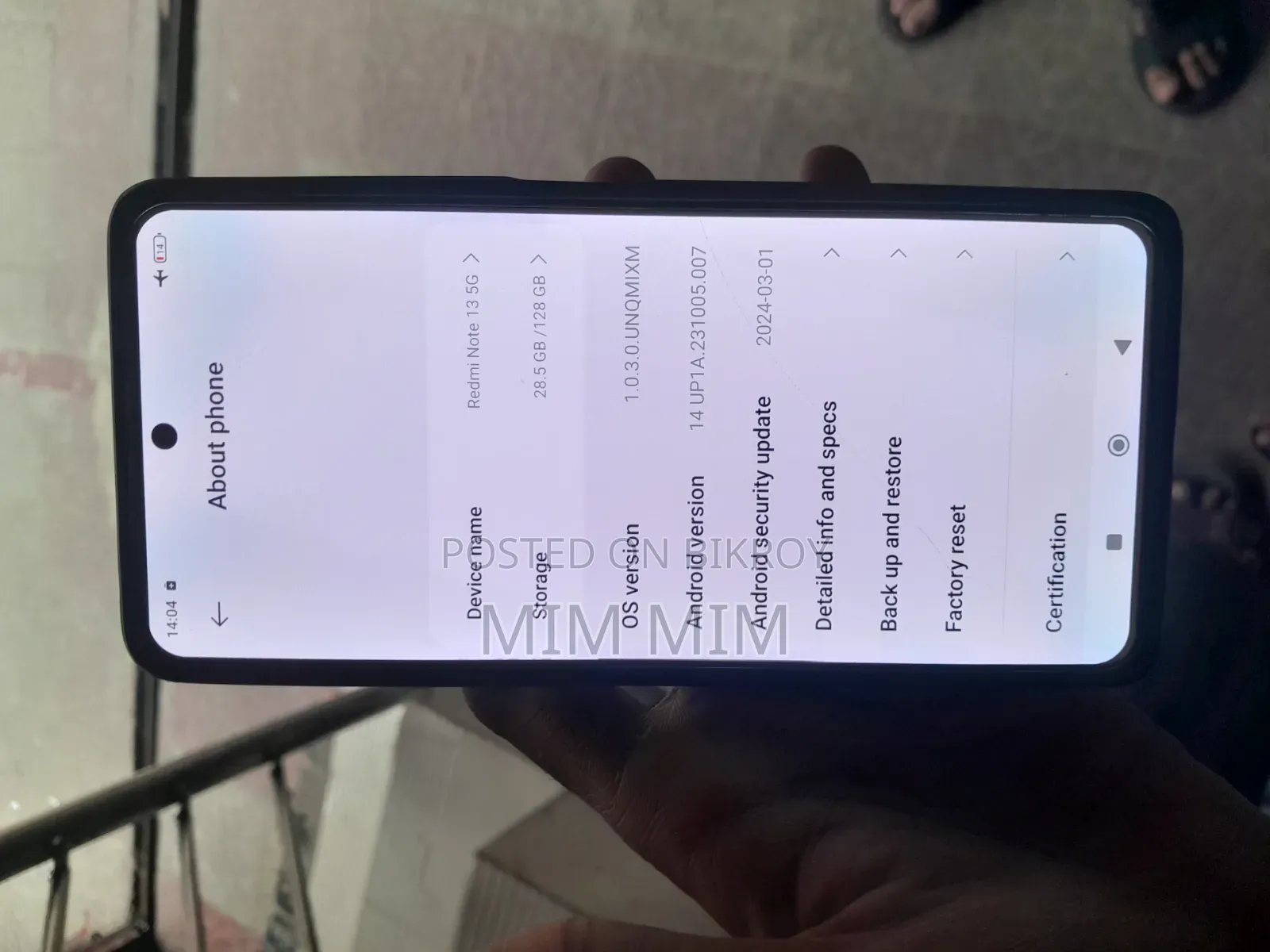 New Xiaomi Redmi Note 13 128 GB Blue