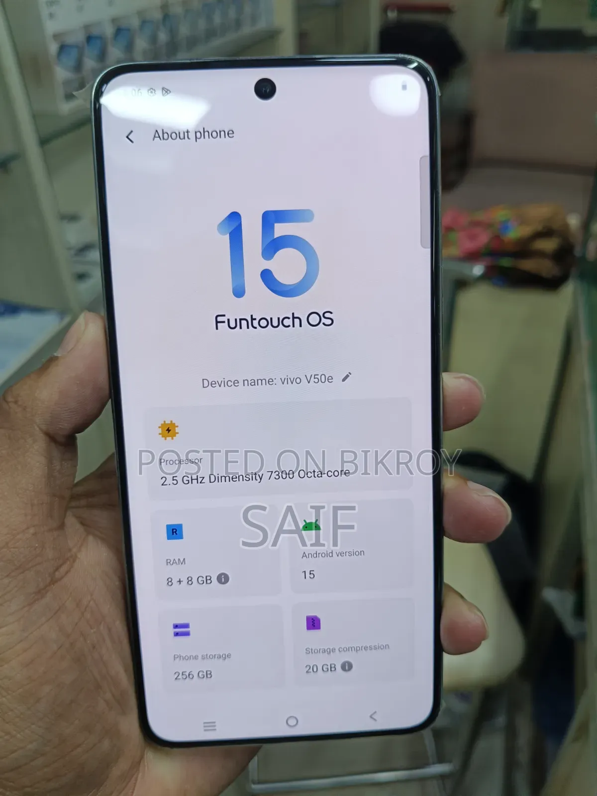 Vivo V50e 256 GB