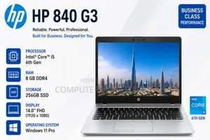 Laptop HP EliteBook 840 G3 8GB Intel Core I5 SSD 256GB