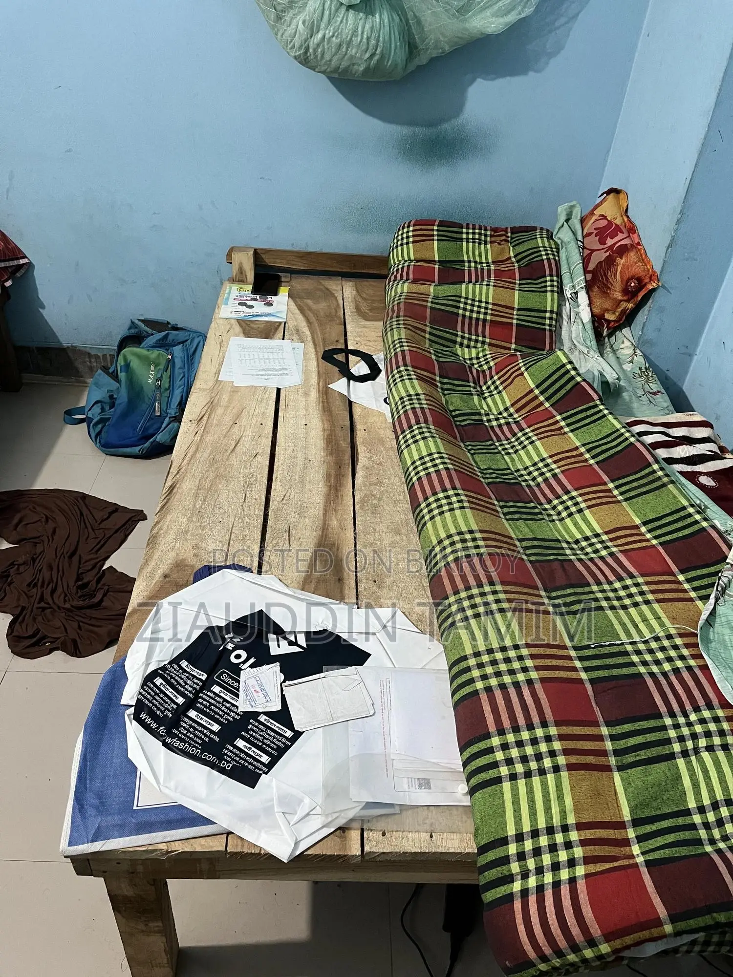 ২ জন অনায়াসে থাকার মতো বিছানা