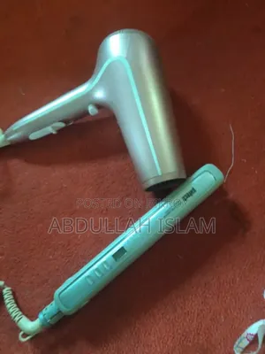 Hair Dryer Hair Straightener Combo