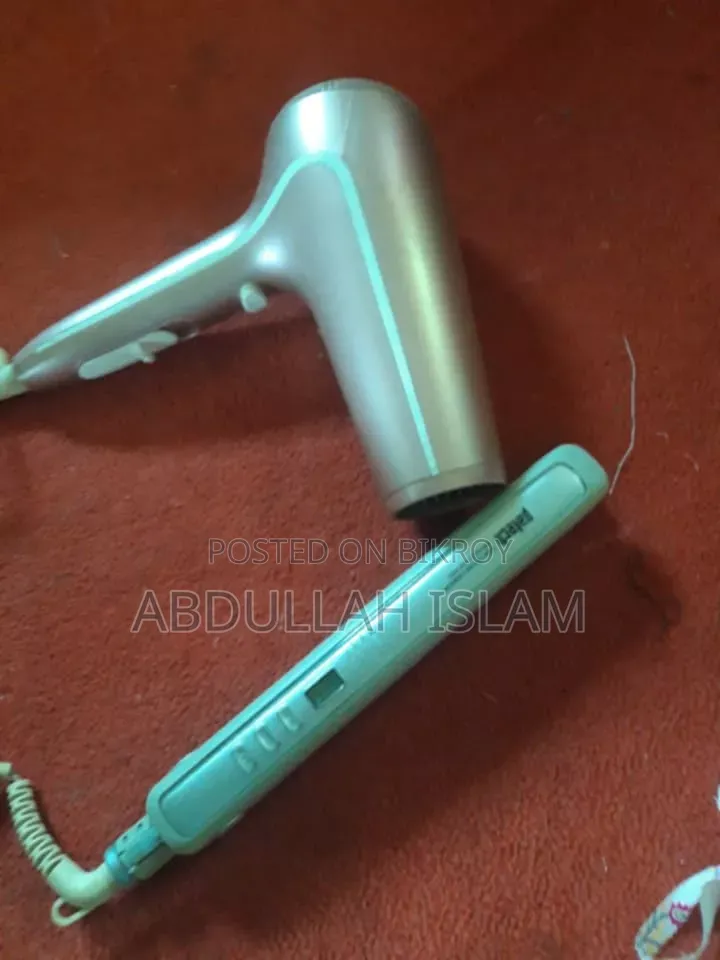 Hair Dryer Hair Straightener Combo