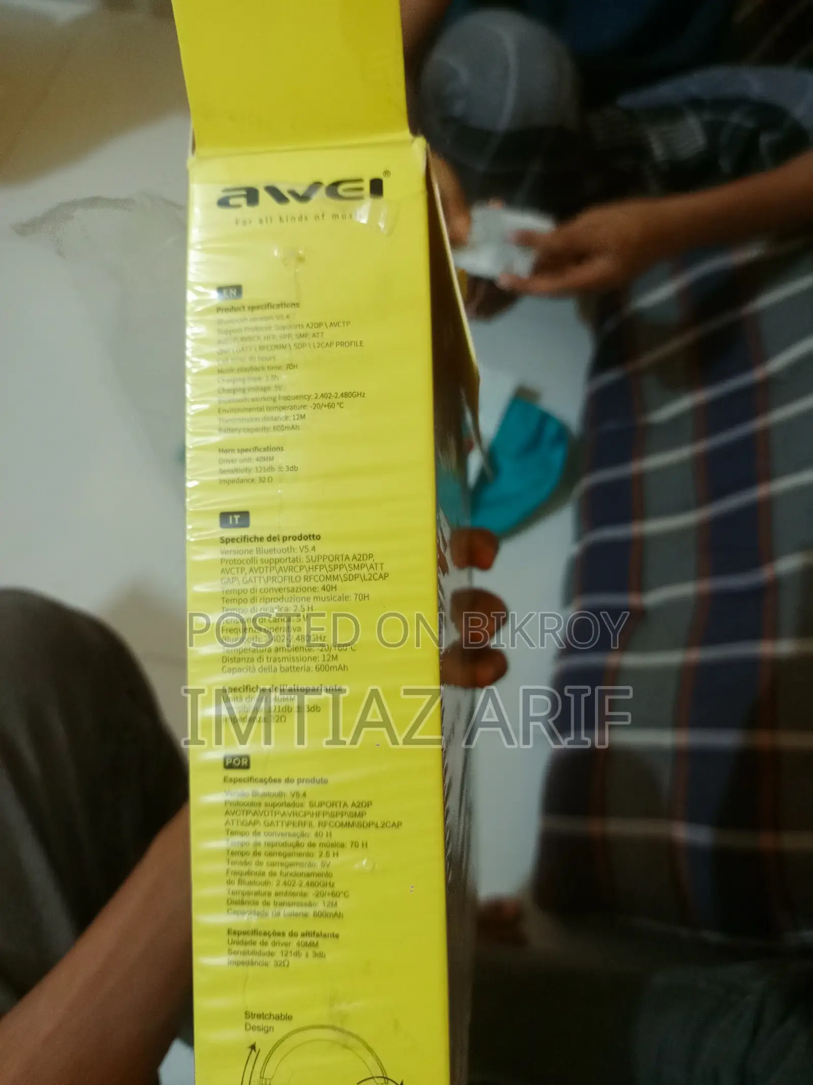 Awei At7 Headphone