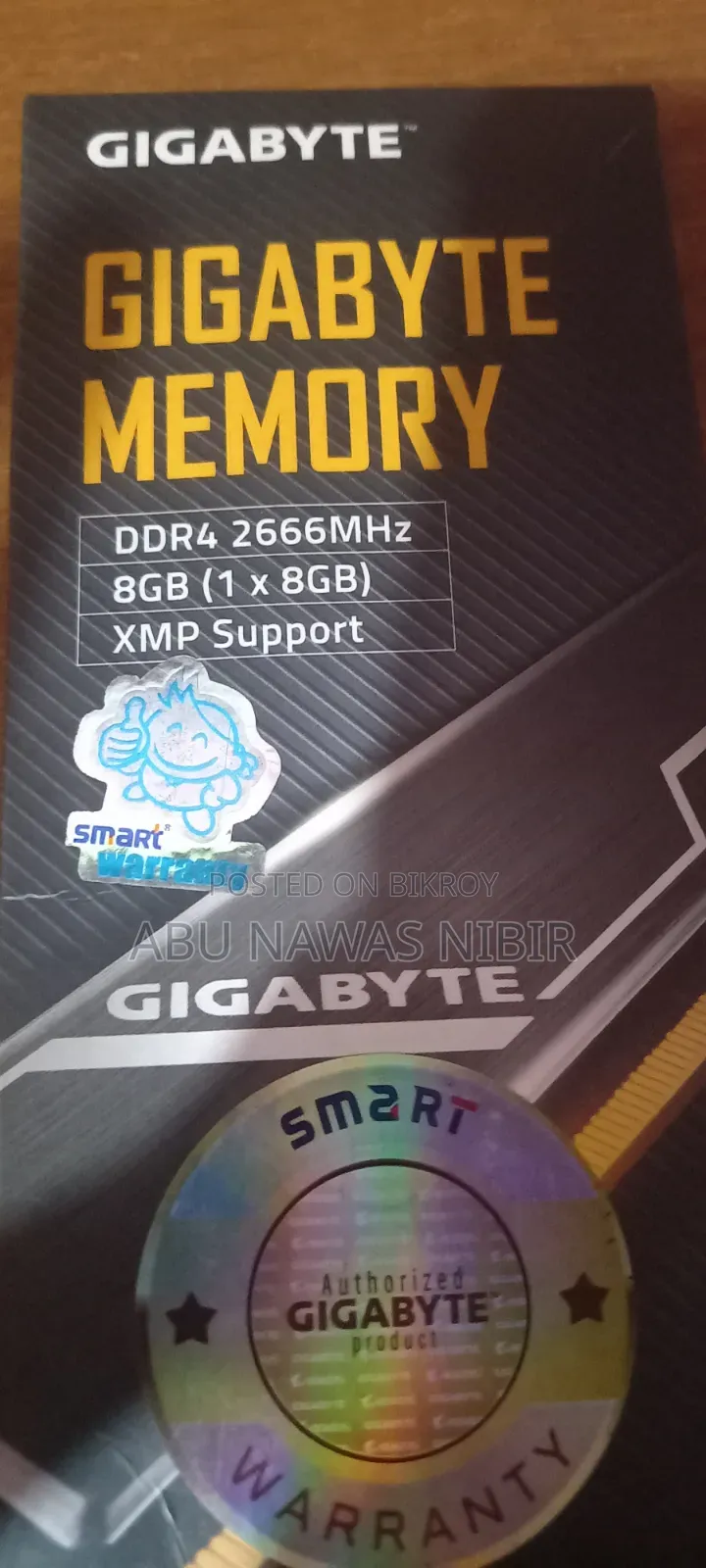 New Ram .Ddr4 8gb(3 Months Use)