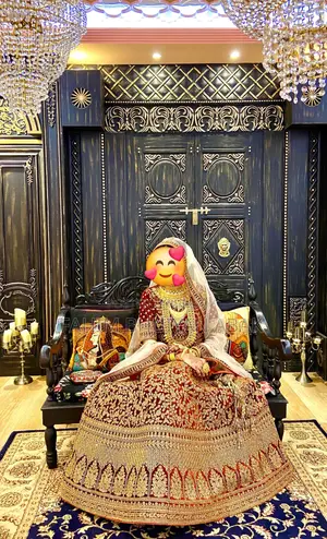 Rusty Red Bridal Lehenga for Sale