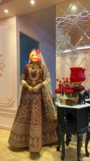 Rusty Red Bridal Lehenga for Sale