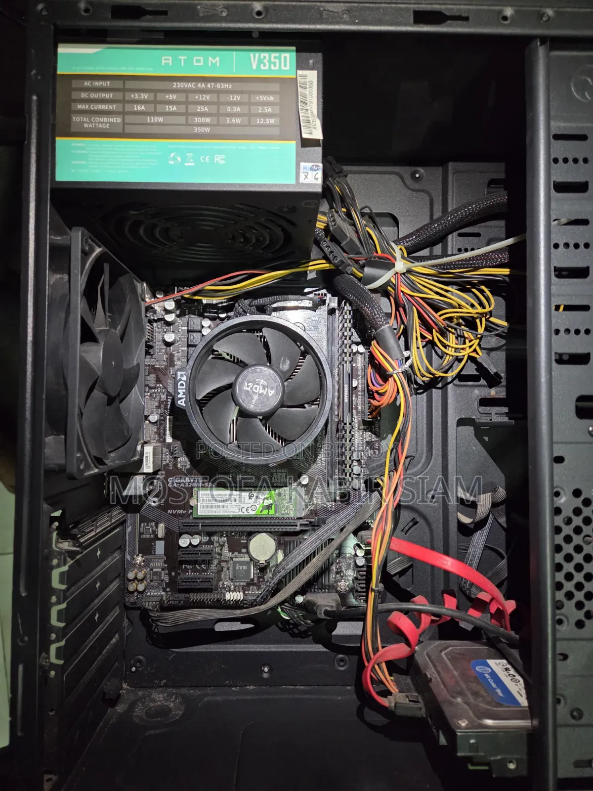 Desktop Computer 8GB AMD Ryzen 3 HDD+SSD 500GB