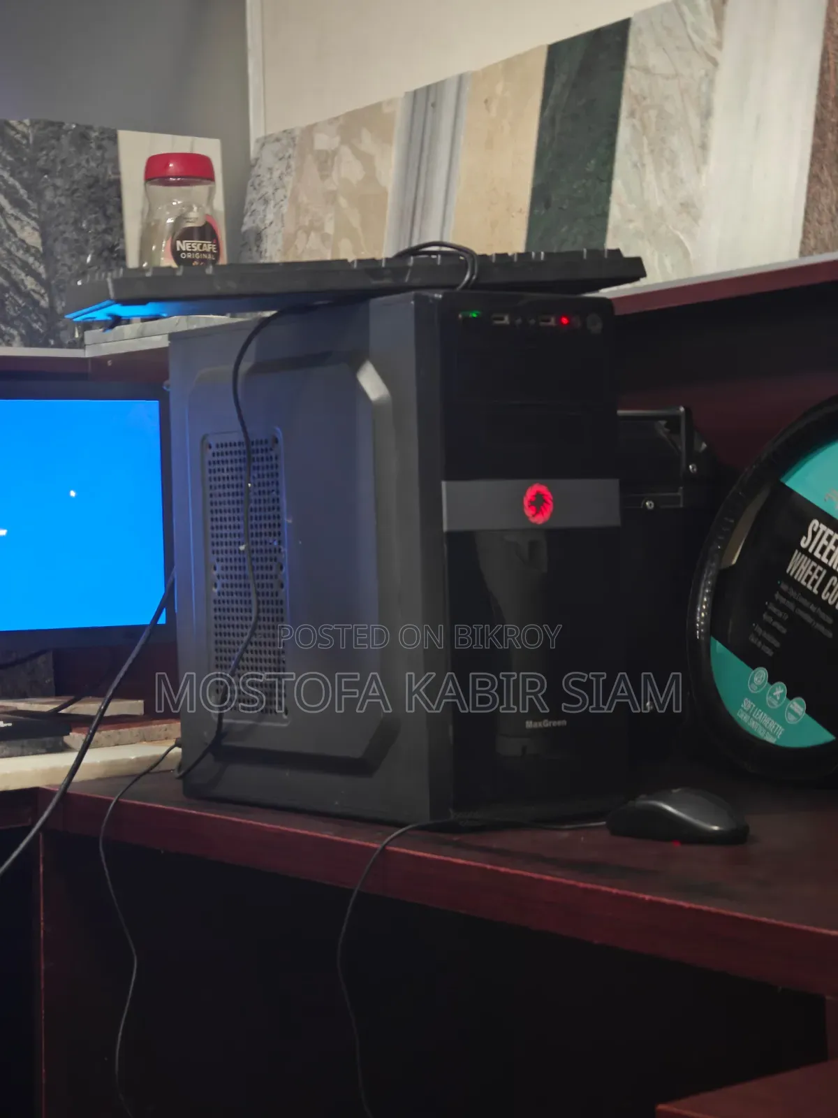 Desktop Computer 8GB AMD Ryzen 3 HDD+SSD 500GB
