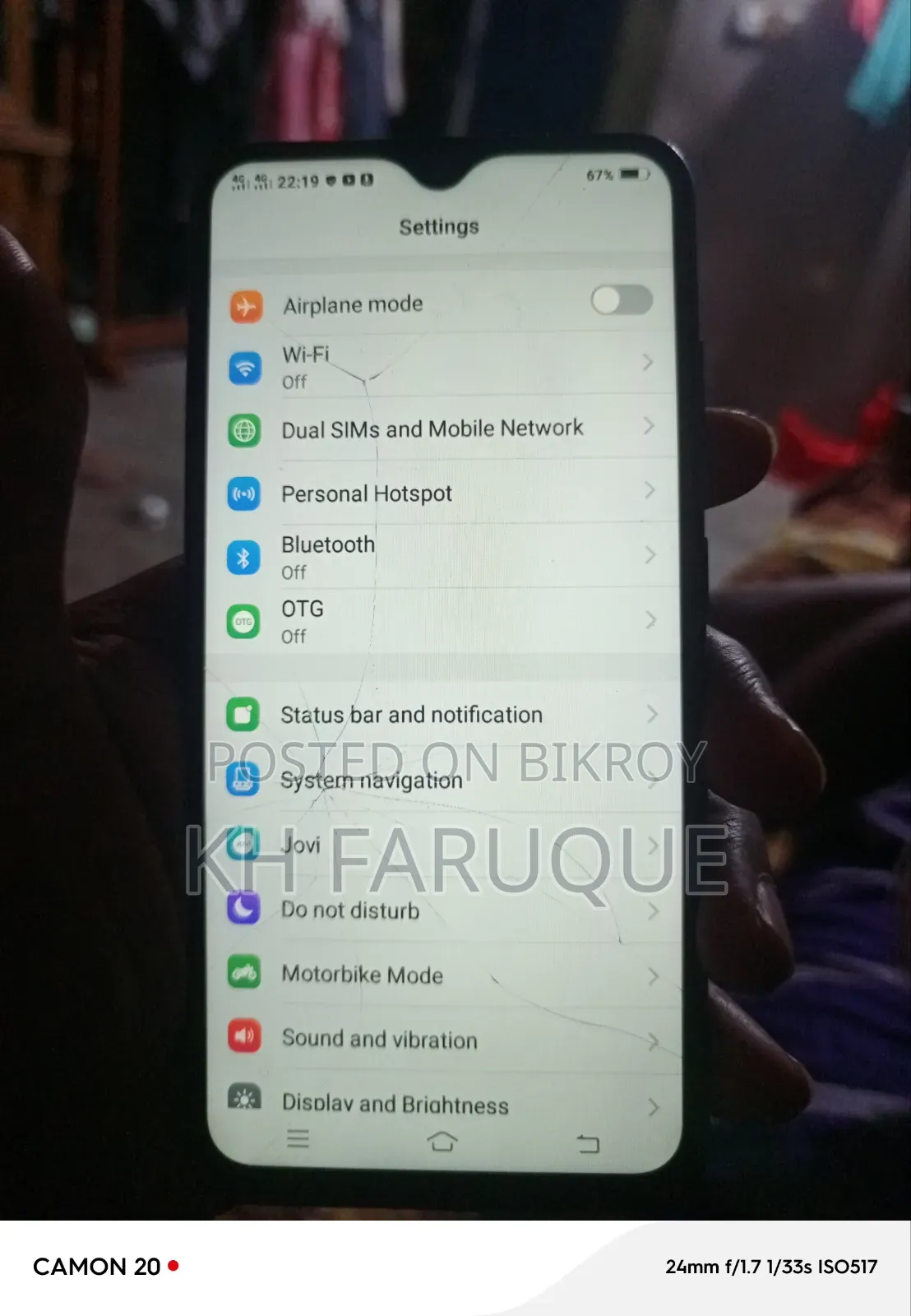 Vivo Y91c 32 GB Blue