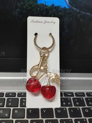 Keychain Only - Not Bag | Cherry Bag Charm