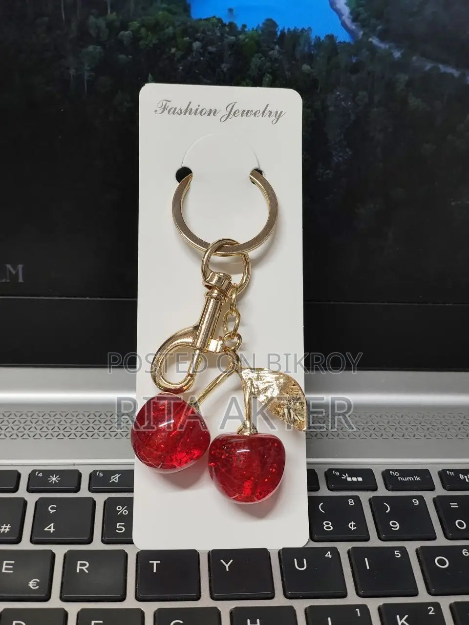Keychain Only - Not Bag | Cherry Bag Charm