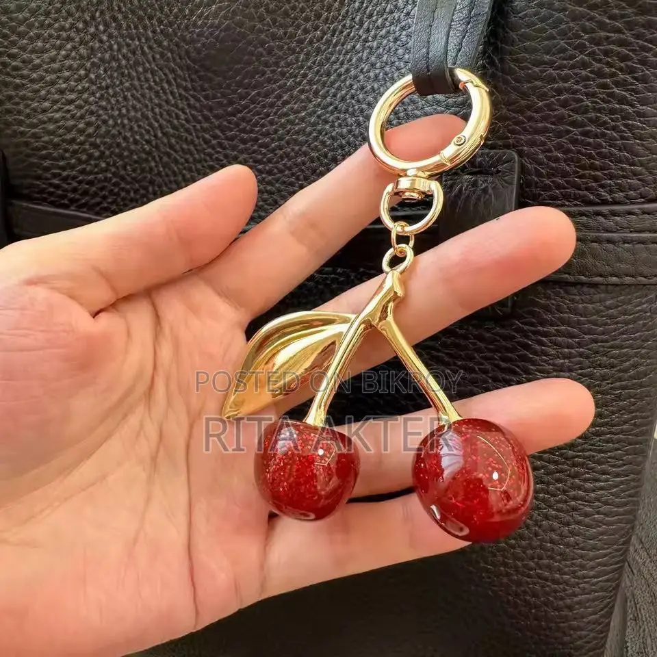 Keychain Only - Not Bag | Cherry Bag Charm
