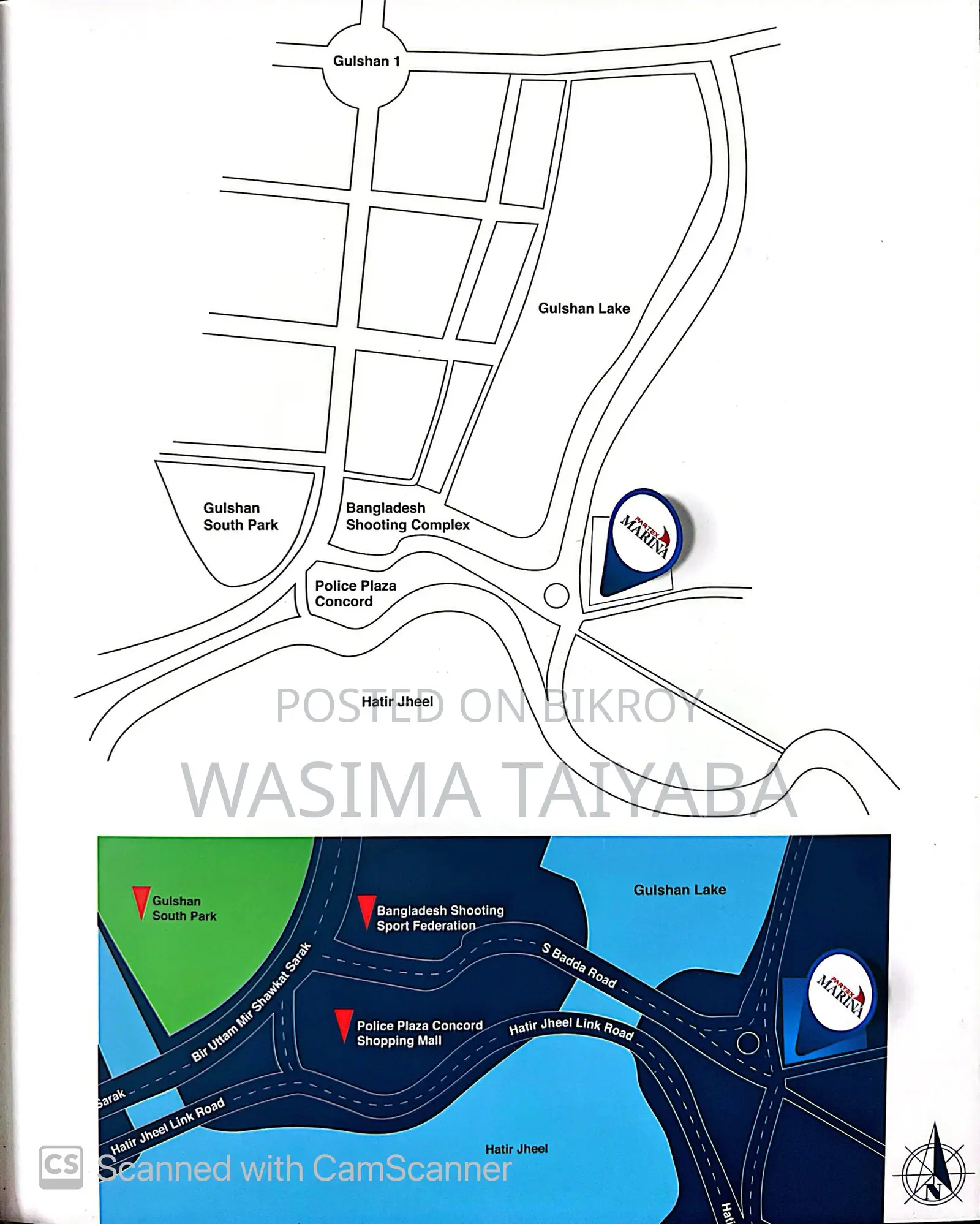 5bdrm Duplex in Partex Marina, Badda for Sale