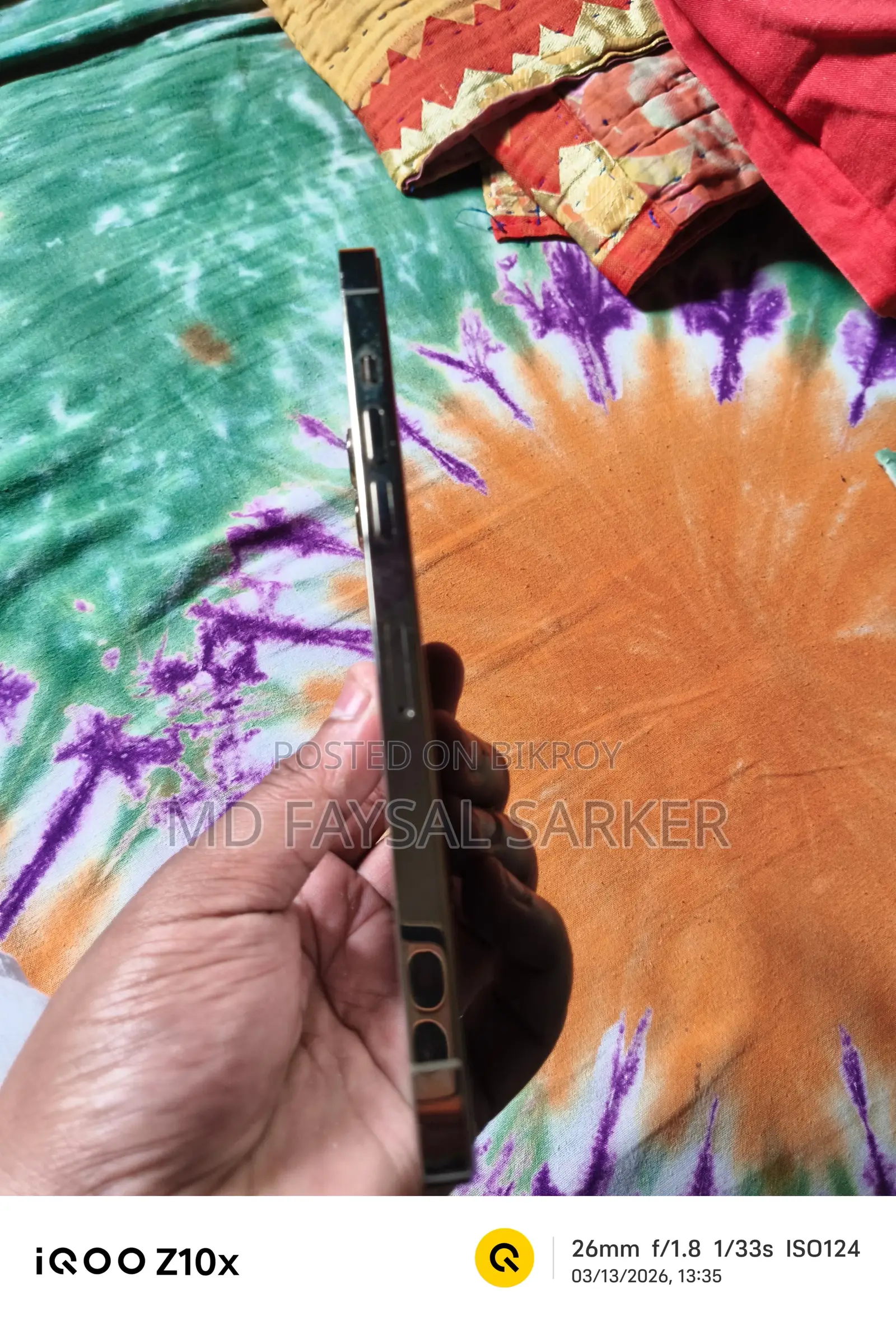 অ্যাপল আইফোন ১২ প্রো ম্যাক্স ২৫৬ জিবি গোল্ড