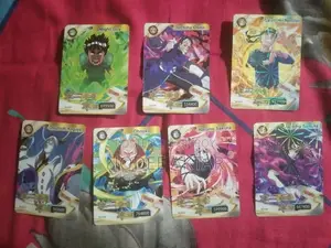 Naruto Anime Holo Card Collection Set – 6 Rare Cards