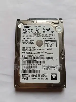 HGST 750gb Laptop Hard Disk