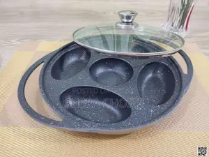 Non-Stick Pitha Pan With Glass Lid