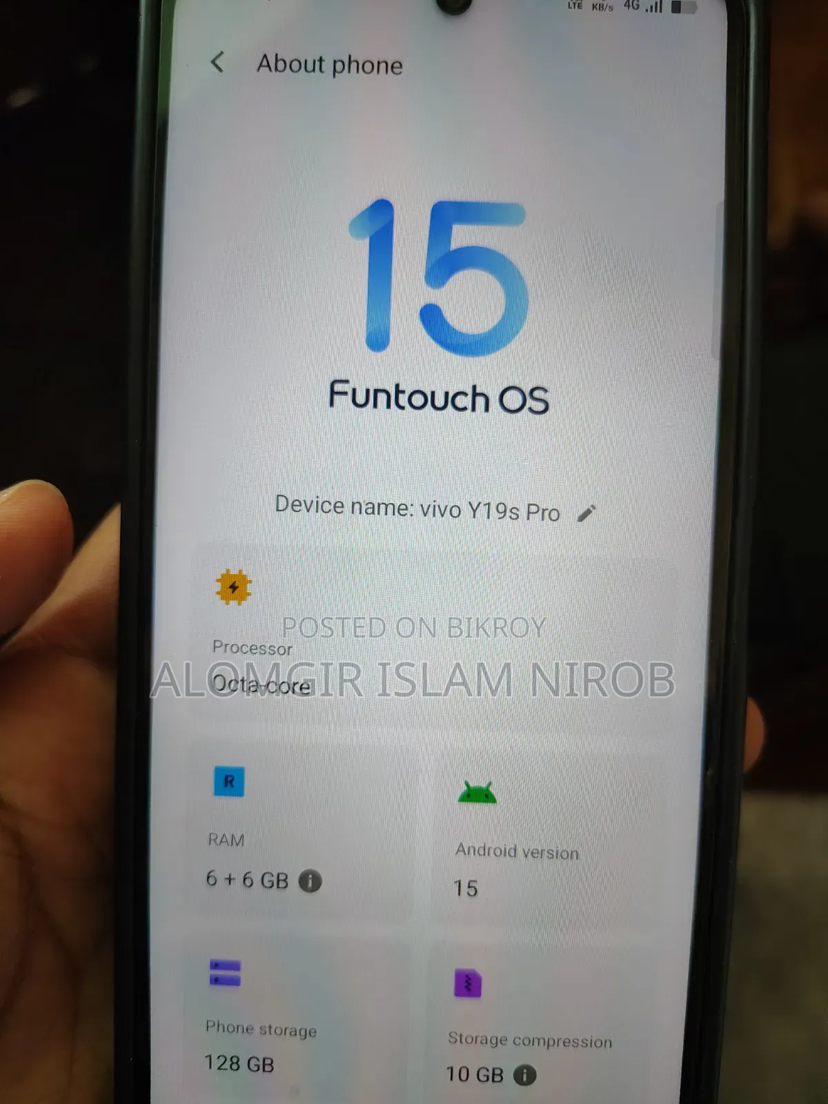 Vivo Y19s Pro 128 GB Black