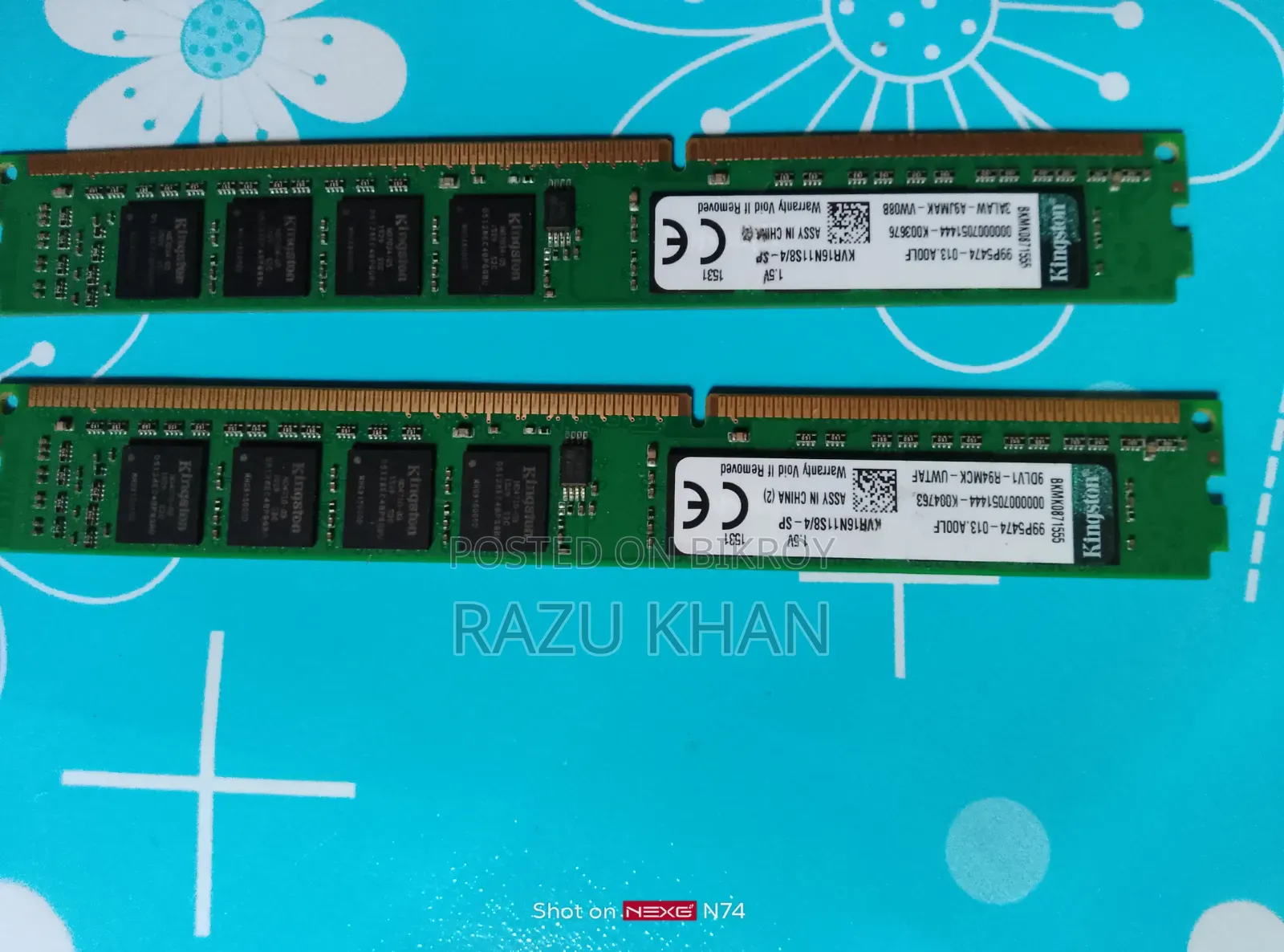 Ddr3 4+4 Gb Ram