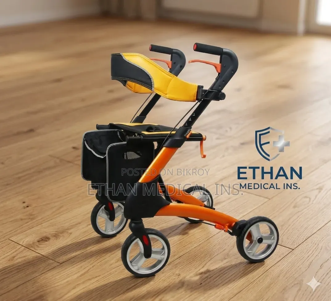 Rollator With Seat for Elderly Care