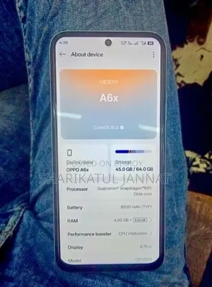 Oppo A6x 64 GB Gray