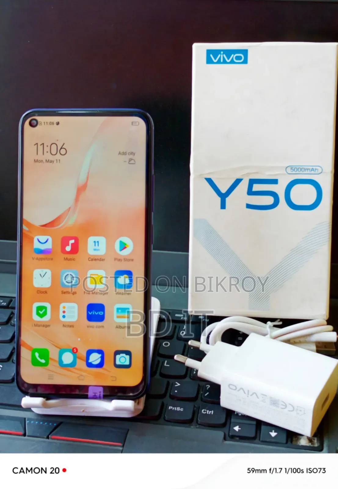 New Vivo Y50 128 GB Blue