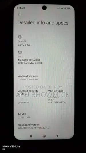 Xiaomi Redmi 10A 128 GB Blue