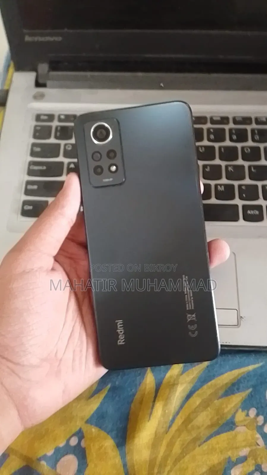 Xiaomi Redmi Note 12 Pro 4G 256 GB ব্ল্যাক