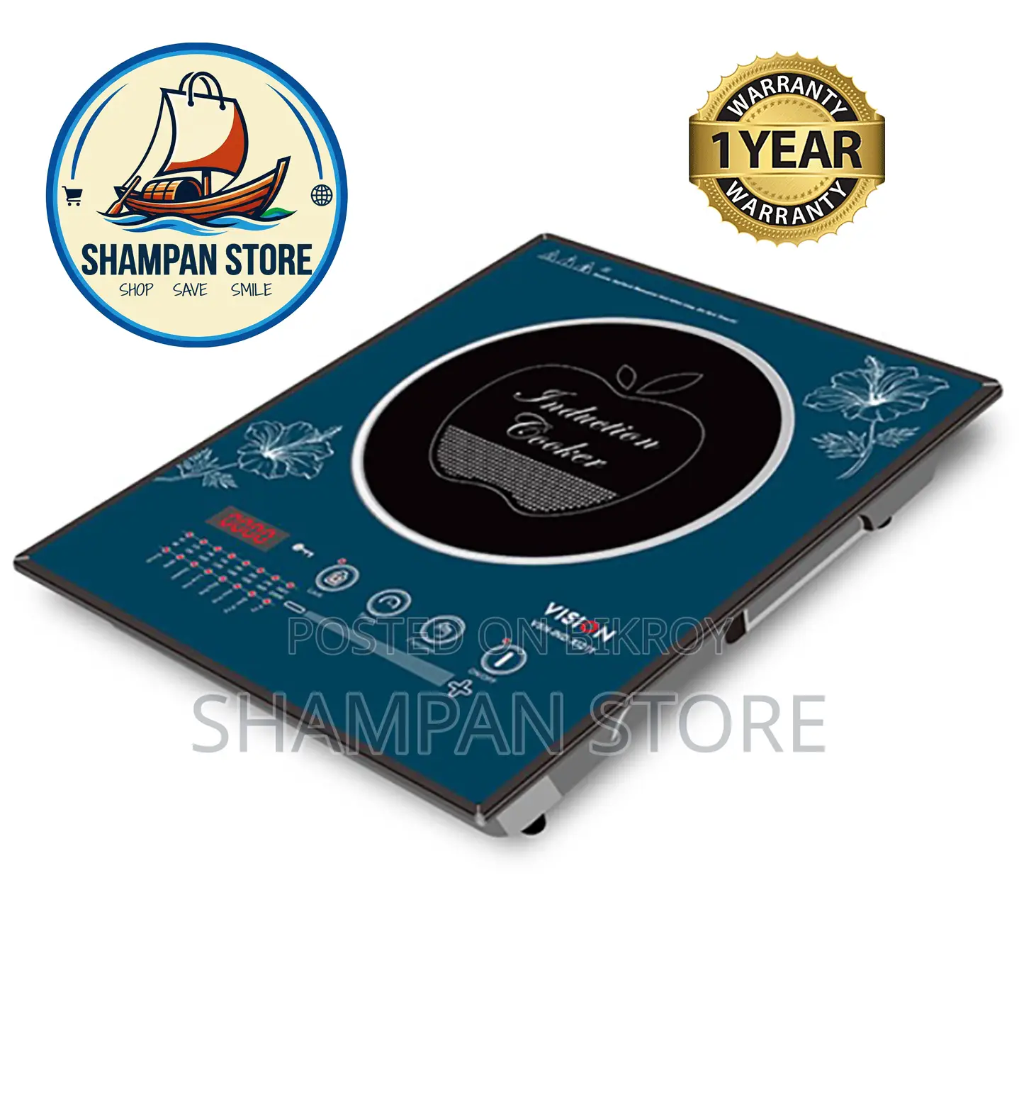 Vision Induction Cooker | Touch Control | Timer Lock Function