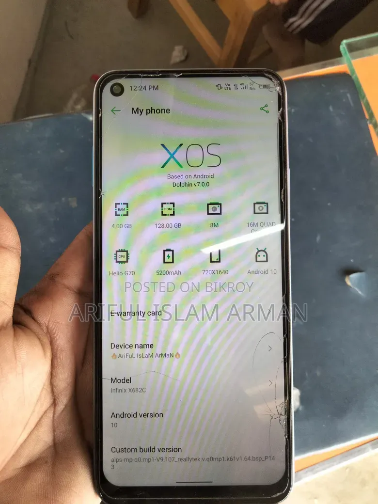 Infinix Hot 10 128 GB White