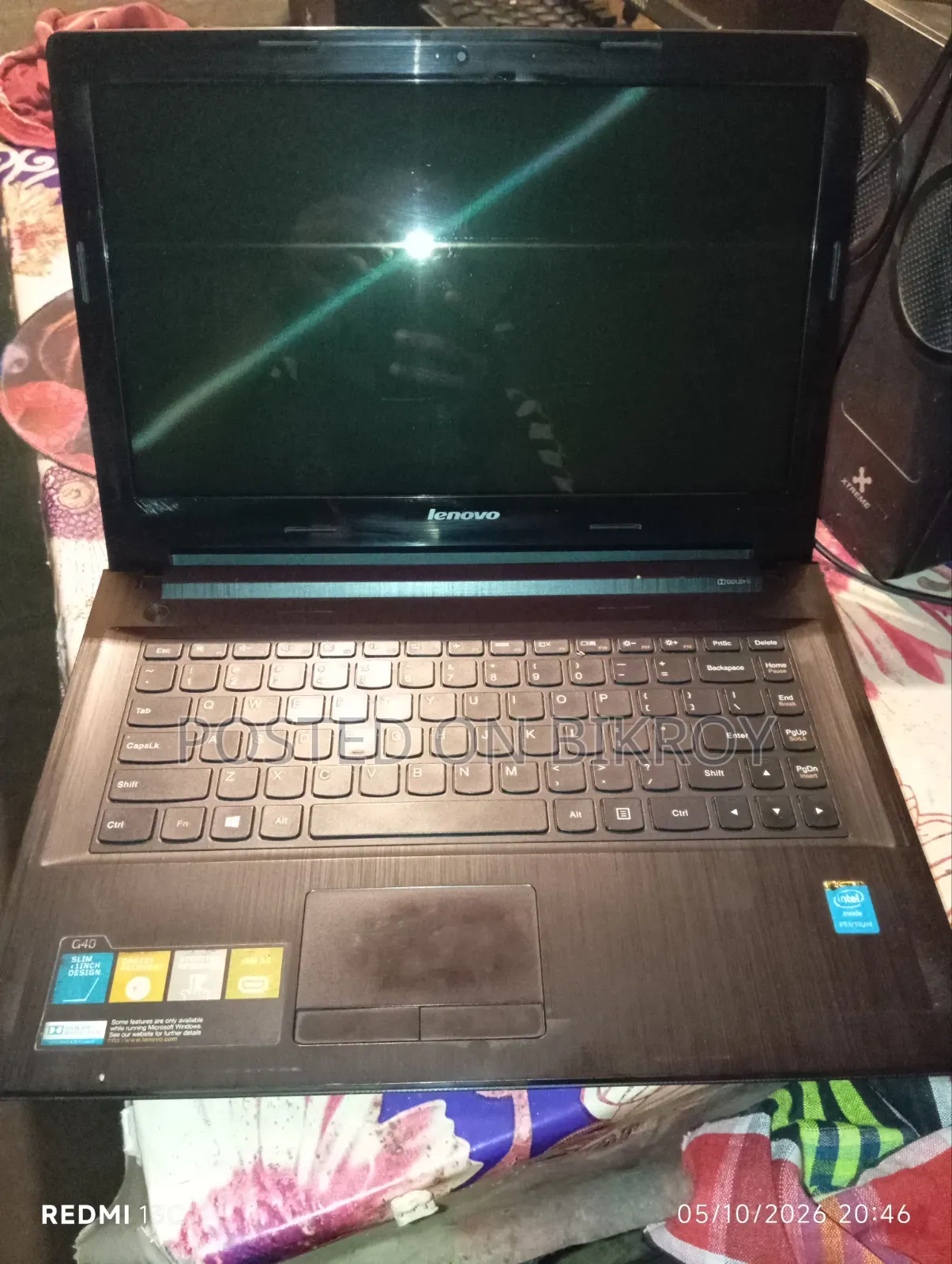Laptop Lenovo G40 4GB Intel Pentium HDD 512GB
