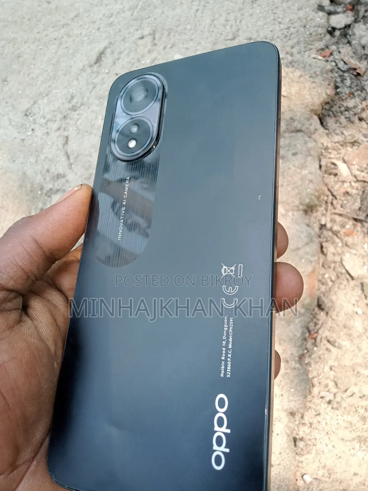 Oppo A18 128 GB Black