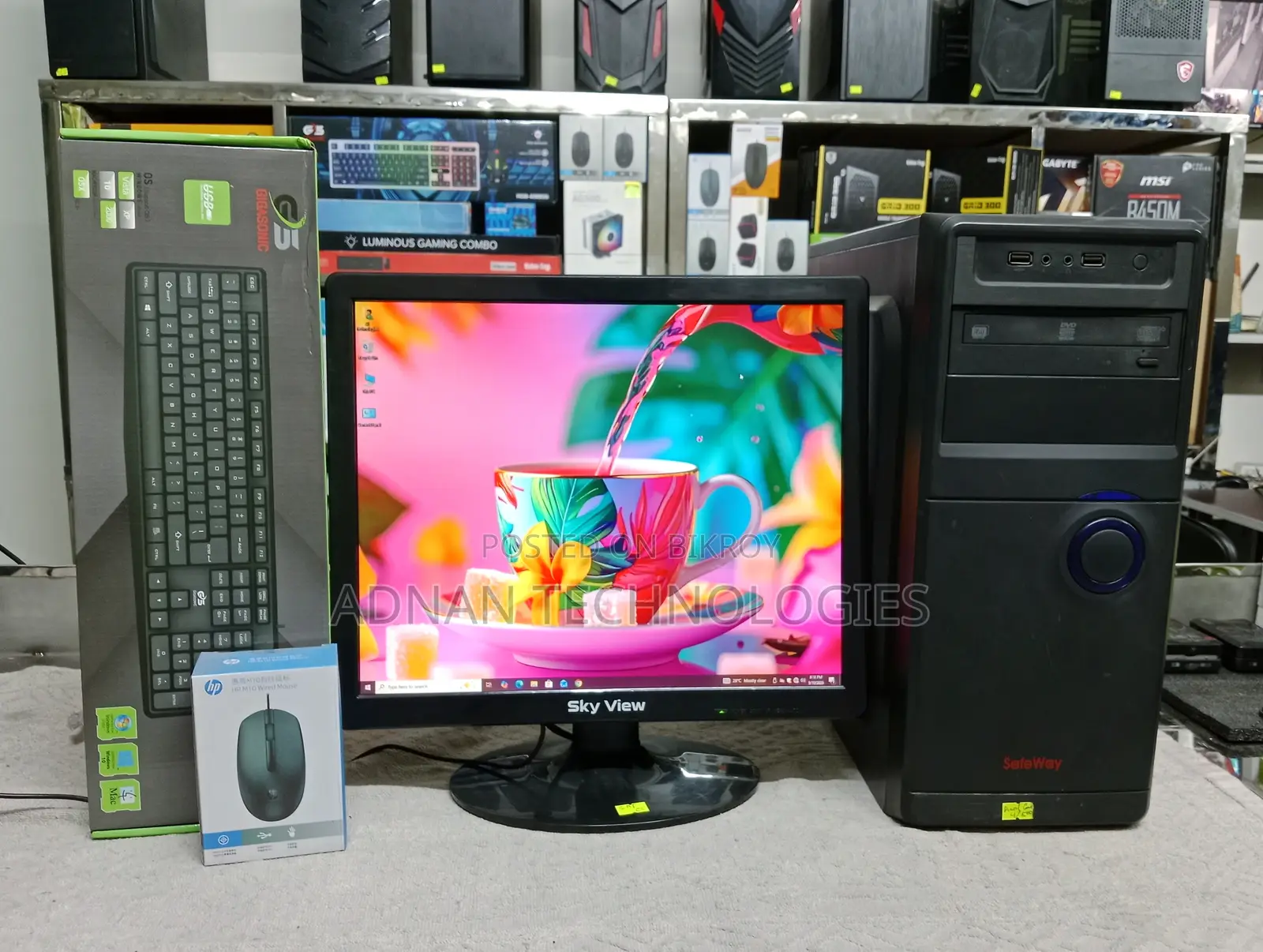 ডেস্কটপ কম্পিউটার 4GB Intel Core 2 Duo HDD 500GB