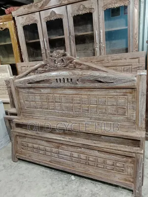 সেগুন কাঠের খাট ৫/৭ ফিট