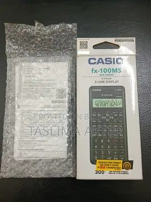 আসল Casio Fx-100ms 2nd Edition ক্যাল্কুলেটর।