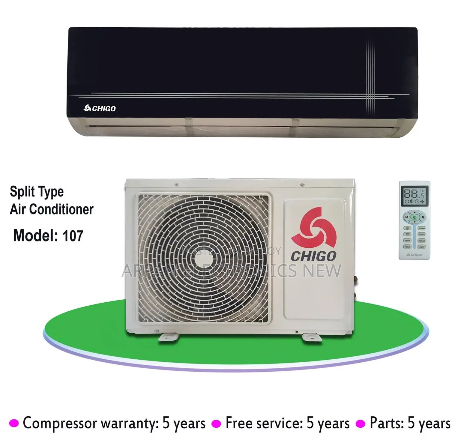 Chigo 1.5 Ton Split Non-inverter Air Conditioner (Ch-m18k410g)