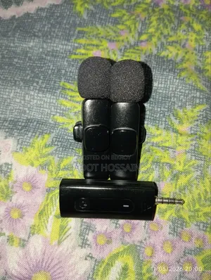 Dual Microphone 3.5mm Supported For Camera, Sound Card, Mobile