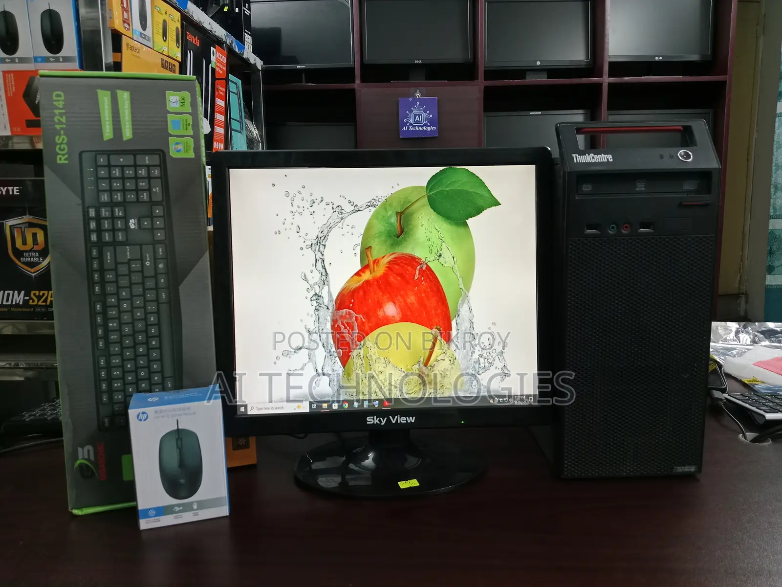 Desktop Computer Lenovo 4GB Intel Core 2 Duo HDD 500GB