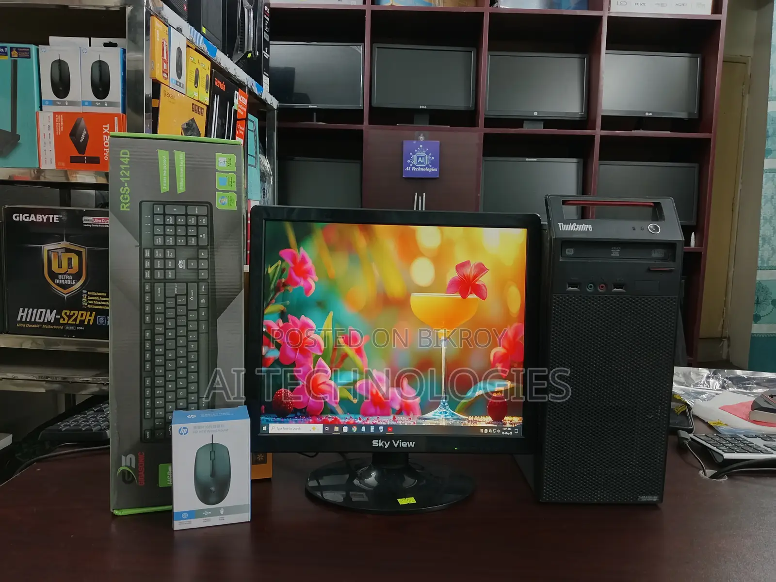 Desktop Computer Lenovo 4GB Intel Core 2 Duo HDD 500GB