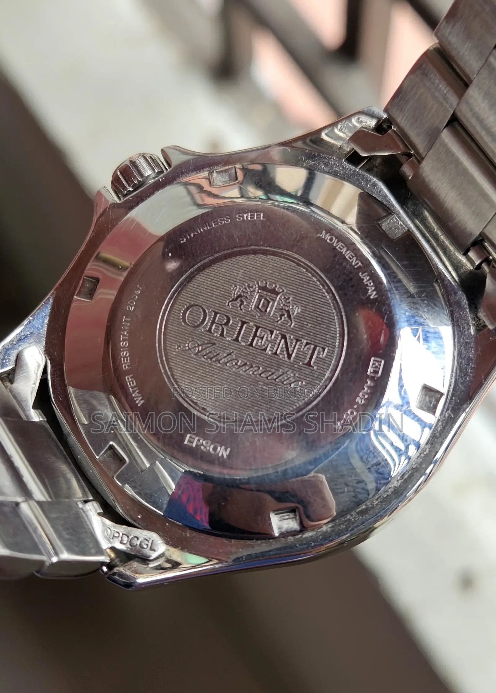 Orient 'Mako Ii' Pepsi Blue Dial Automatic Men's Watch