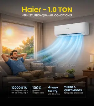 Get Your Haier HSU-12TurboAqua 1 Ton AC Today