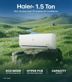 Haier Hsu-18 Clean Cool Dc Inverter 1.5 Ton Split Type Ac-তে পাচ্ছেন