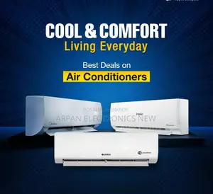 Bring home Midea Inverter AC 1.5 Ton with 12 Years Official Warranty this summer