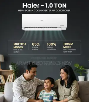 Bring Home Cool Comfort! Haier 1.0 Ton Clean Cool Inverter AC