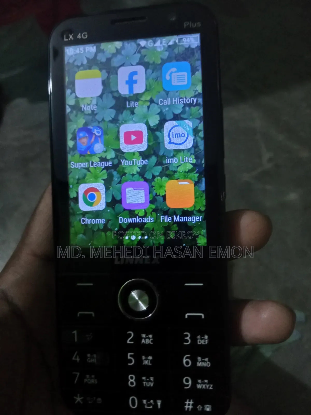 New LINNEX LX 4G Plus 32 GB Black
