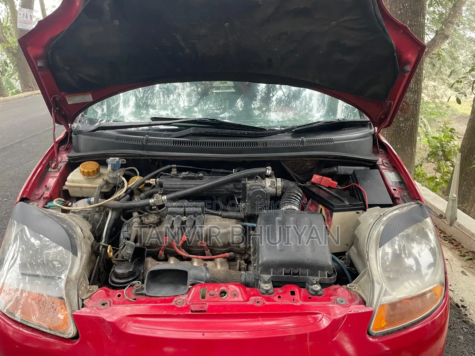 Chevrolet Spark 2008 Red