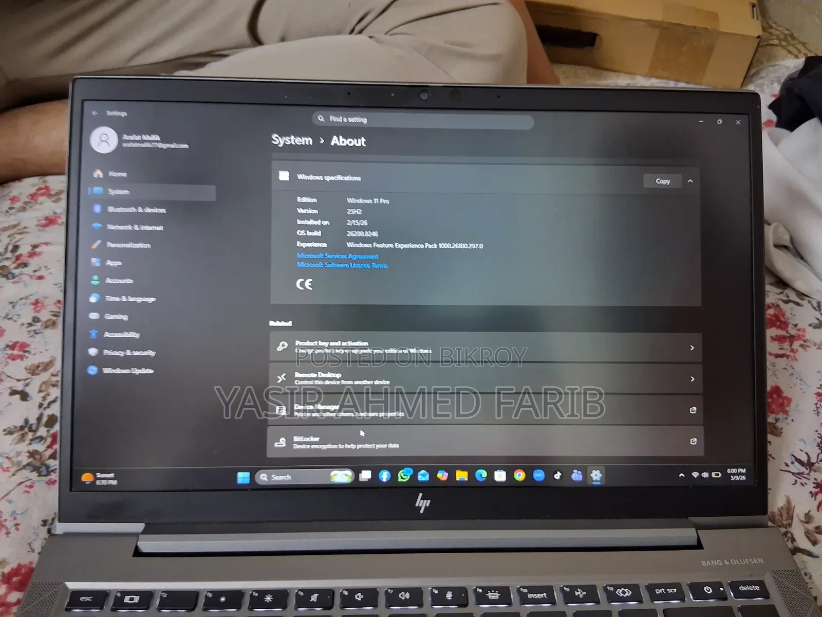 ল্যাপটপ HP ZBook 14 16GB Intel Core i5 SSD 512GB