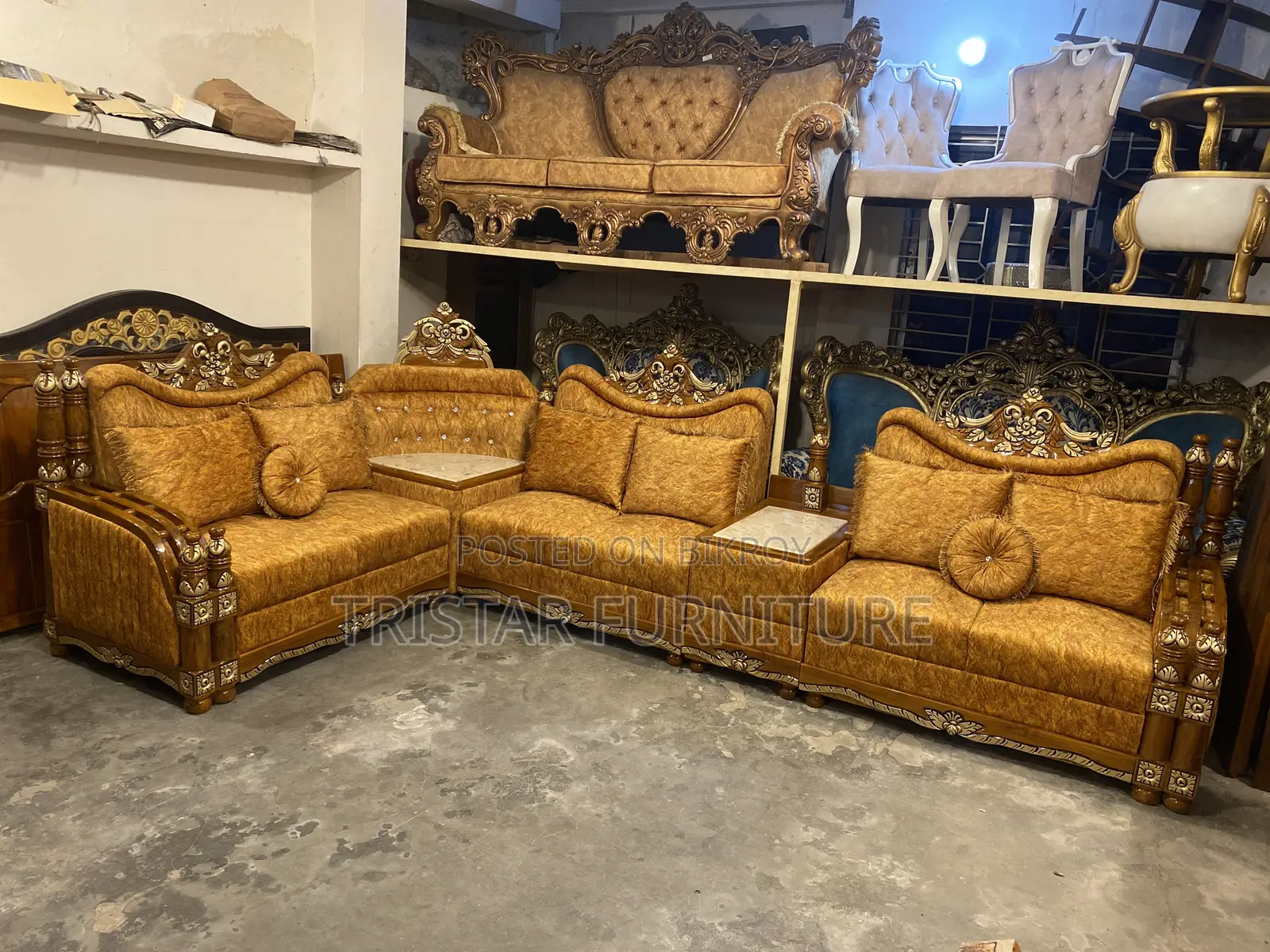 কর্নার সোফা সেট