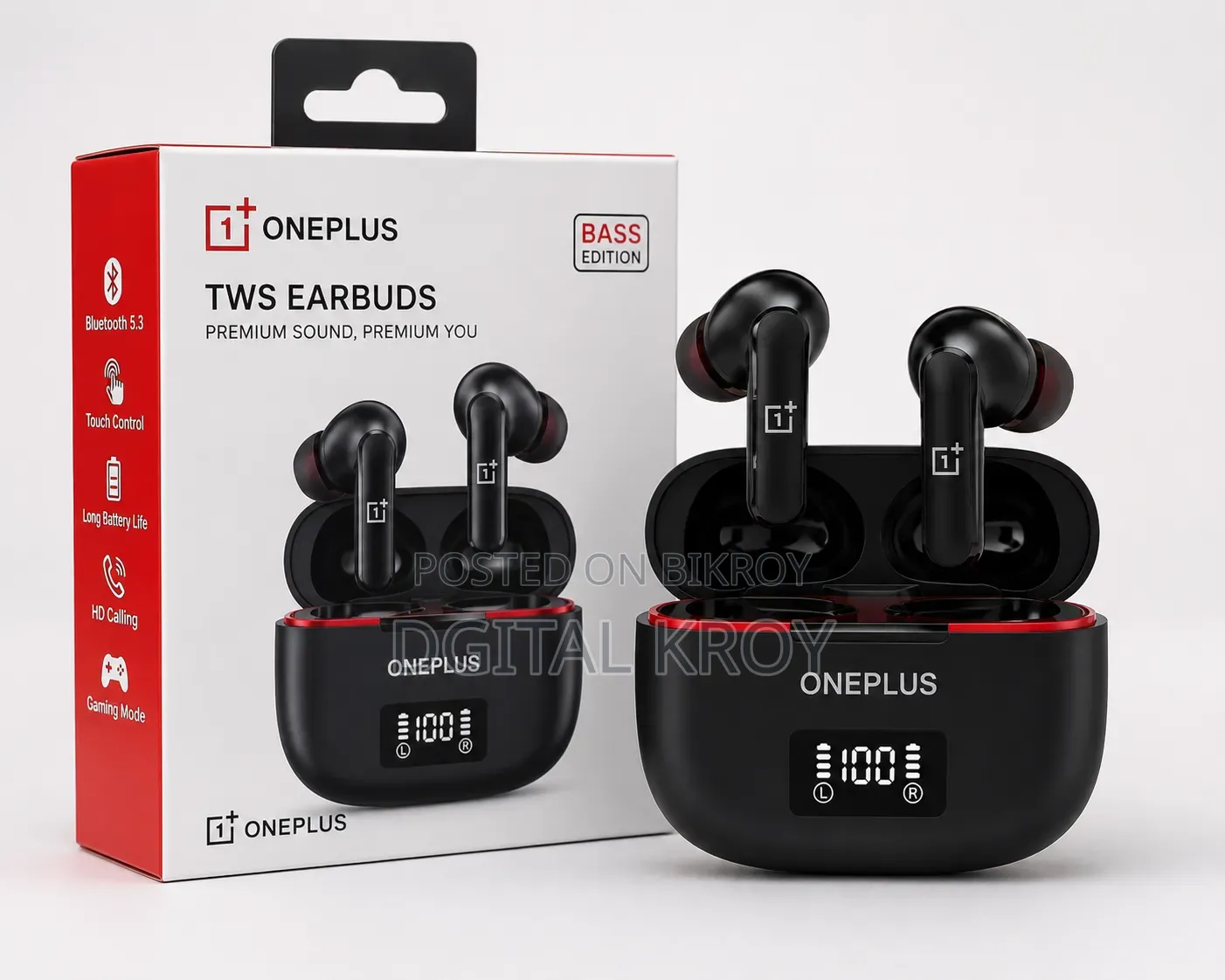 Oneplus Premium TWS Earbuds Deep Bass