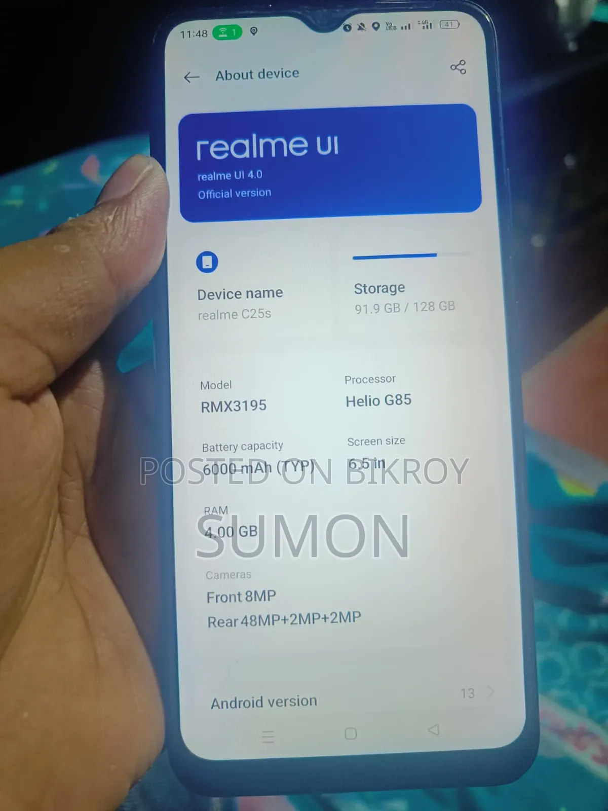 Realme C25Y 64 GB Black